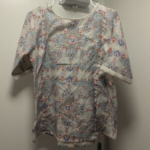 Full Set Of Cream Elastic Waistband Pants And Top by Milli